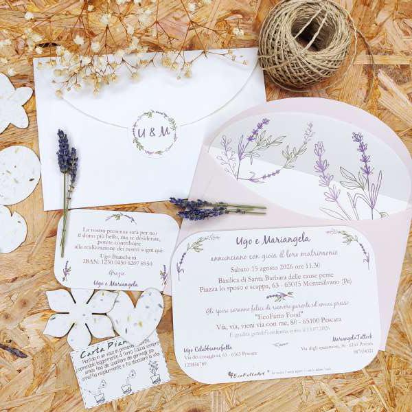 Partecipazione Eco Love LAVANDA LOVERS